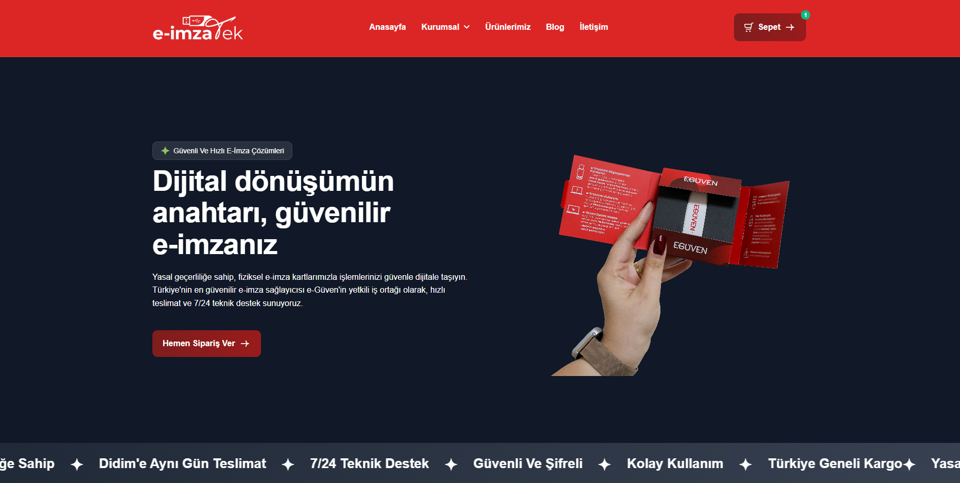 e-imzatek.com | e-Güven'in yetkili iş ortağı